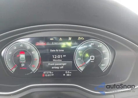 2021 Audi A5 Sportback Premium Plus 45 Tfsi Quattro S Tronic from USA, damaged, VIN WAUFACF54MA040770